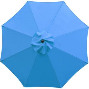 Sunnyglade 9ft Patio Umbrella Replacement Canopy Market Umbrella Top Outdoor Umbrella Canopy with 8 Ribs