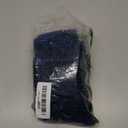 Syhood 4 Pairs Women's Novelty Glitter Ankle Socks Sparkly Metallic Casual Ladies Bright Retro Piles Ankle Socks (Black), One Size