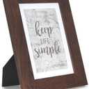 kennethan Dark Brown Picture Frame - 8x10, Displays 5x7 or 8x10, Wall Mountable