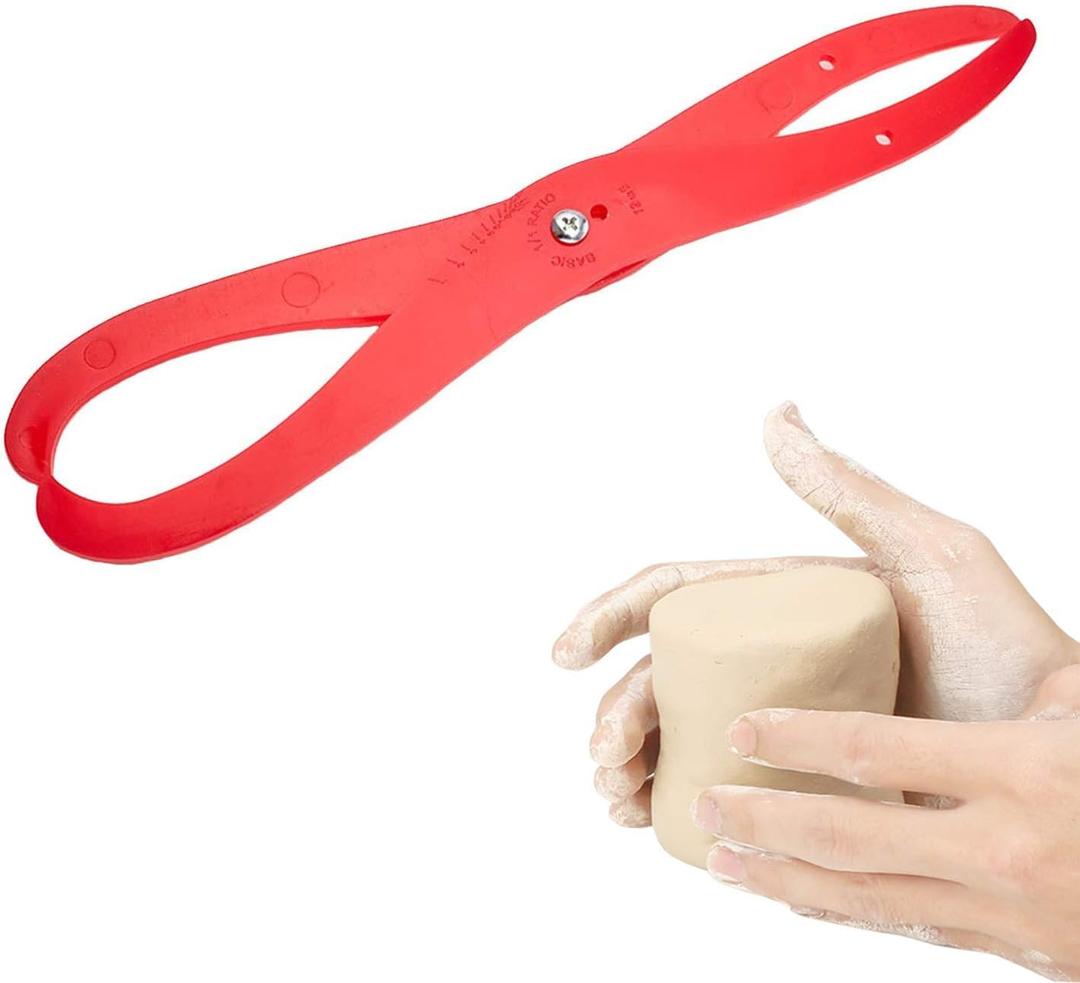 DIYstore 6" Length Bent-Leg Plastic Caliper Clay Sculpture Ceramic Measuring Pottery Tool for Carving, Shaping, Clay Sculpture, Modeling
