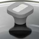 UCC LIFE Universal Replacement Pot Glass Lid Knob, White and Gray Pot Handle