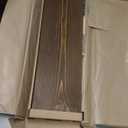 BAOBAB WORKSHOP Wood Floating Shelves Set of 2 - Rustic Shelf 24 inch - Floating Shelf for Wall Mounted - Wide Wooden Wall Shelves for Living Room Bedroom Kitchen Bathroom - Walnut - 24D x 6.7W