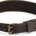 OX 3 INCH LEATHER TOOL BELT FOR TOOL POUCH BAGS - SMALL/MEDIUM | SMALL/MEDIUM 3" WIDE LEATHER BELT FOR TOOL POUCHES - ADJUSTABLE FIT WITH PERIMETER STITCHING AND RIVETS FOR CONSTRUCTION WORK.