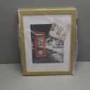 Americanflat 11x14 Picture Frame with Polished Crystal-Clear Glass - Use as 8x10 Frame with Mat or Display 11x14 Photo Without Mat - Signature Collection - Picture Frames for Wall Display - Gold