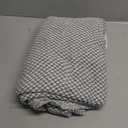 DII 100% Cotton Basket Weave Throw for Indoor/Outdoor Use Camping Bbq's Beaches Everyday Blanket, 50 x 60, Woven Stripe