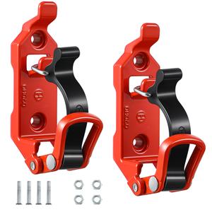 2 Pcs Shovel Holder for Truck, Heavy Duty Shovel Mounts for Roof Rack, Quick Release Axe Holder Mount Kit, Metal and Rubber Car Accessories/ Garage Storage/ Truck/ Wall Mounting Brackets