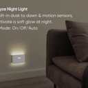 WYZE Rechargeable Night Lights with Dusk to Dawn & Motion Sensors, Warm & Soft White Stair Lights for Bathroom, Hallway, Linkable, Magnetic Mount, 3 Pack