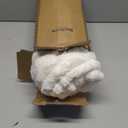 Bedsure GentleSoft Blankets Queen Size for Bed - Cozy Soft Sofa Couch Cover Blankets for Women, Cute Large Bedding Fleece Throws for Girls, Off White, 90x90 Inches