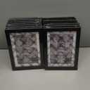 HappyHapi 5x7 Picture Frames Bulk, 14 Pack Photo Frames, Display Pictures 4x6 with Mat or 5x7 without, Wall Hanging Photo Frame or Tabletop Display (Black)