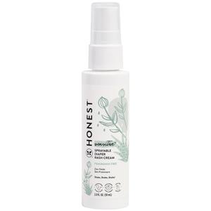 The Honest Company Baby Diaper Rash Cream Spray, Moisturizing, Calming Zinc Oxide, Hypoallergenic, Dermatologist Tested, Cruelty-Free, 2 fl oz