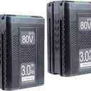 DTK 2 Packs Replacement for Greenworks 80V Battery 3000mAh GBA80200 GBA80250 GBA80400 GBA80500 Compatible with Cordless Power Tools