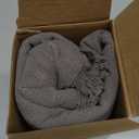 ANRODUO Set of 2 Decorative Throw Pillow Covers 1818 Inch Soft Linen Fringe Farmhouse Boho Vintage Cushion Covers with Tassels Accent Pillowcase for Couch Sofa Bed Living Room Home Decor Grey