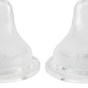 Sippy Cup Nipples for Mam Baby Bottles, Soft 100% Silicone Sippy Spout Nipples, Variable Flow, 6m+, 2 Count