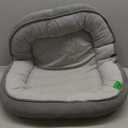 Orthopedic Dog Bed for Medium Dogs with Egg Crate Foam Couch Bed with Four-Sided Bolster, Removable Cover & Non-Slip Bottom Grey M (Medium (30 x 25 Inch))