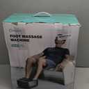 KNQZE Foot Massager with Heat and Remote, Shiatsu Deep Kneading Feet Massager for Plantar Fasciitis & Neuropathy, Foot Warmer, Gifts for Mom Women Men Dad, Fits Up to Men Size 12(Black)