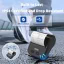 Portable Label Maker Machine with Tape, 3 Inch Thermal Sticker Label Printer, Wireless Bluetooth Barcode Label Printer for Small Business & Office, Compatible for Smartphones & PC