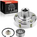 A-Premium Front Wheel Bearing and Wheel Hub Kit Compatible with Honda Accord 03-07, Civic Si 06-15, Element SC 07-10, Acura ILX 13-18, TL 04-08, TSX 04-08