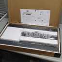 AX WABER Universal TV Floor Stand with Mount for 27 to 65 inch TVs,Swivel Standing TV Stand with 9 Level Height Adjustable,Space Saving Design Tall TV Stand for Living Room/Bedroom/Dorm/Corner Black