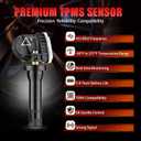 Pre-Programmed 433MHz TPMS Sensor Fit for Chevy Impala, Malibu, Camaro (20162020), Tahoe (20172019), Suburban (20172023), Express (20162024), GMC Yukon (20162021), OE#13598773/13516165(Set of 4)