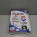 TAILI 6 Pack Vacuum Storage Bags, Extra Large Cube (40x28x18x18 Inch), Supe Jumbo Vacuum Seal Bags for Comforters, Blankets, Bedding, Sweater, Space Saving, Closet Storage, Cream