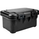 Cambro Insulated Food Pan Carrier - 8 Inch Deep Hotbox and Food Warmer for Catering & Transport - Top Load S-Series (Black)