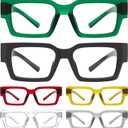 Eyekepper Metalless Reading Glasses with Screwless Spring Hinges 6 Pack Men's Women Readers Standard Size +2.00