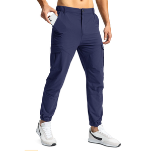 Pinkbomb Men's Hiking Cargo Pants with 7 Pockets Slim Fit Stretch Joggers Golf Cargo Work Pants for Men, Size 30