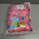 Kids Floatation Swimsuits Baby Boys Girls One Piece Float Suit Short Sleeve Swim Vest Zip up Buoyancy Swimwear +Cap (Pink)