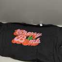 Cherry Bomb Retro 70s Vintage Style Cute T-Shirt (Black,5XL)
