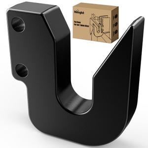 Nilight Quick Hitch Top Hook for Cat 1 Fit for Harbor Freight Tow Hook Up 3 Point Quick Attach Category Black Powder Coated Replaces HW14-11-37 and HF141137