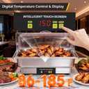 Dyna-Living Electric Chafing Dishes for Buffet, 9.5QT Full Size & Half Size