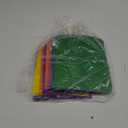 PakTalk [24 Pack Gift Bags Medium Size 8x4.25x10.5 inches Paper Party Favor Bags 6 Colors Red Orange Yellow Green Blue Purple Goodie Bags for Birthday, Wedding, Baby Shower, Party Supplies (Multi)