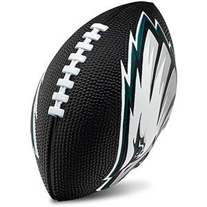 Franklin Sports NFL Football - Kids Foam Football - Soft Junior Size 8.5" Ball with 3D Logos - Perfect for Gameday + Tailgates