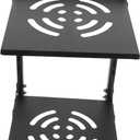 Wear-resistant Two-layer Pot Rack with Corner Design Capacity Kitchen Pan Organizer for Home and Apartment Smooth Edges Small Corner Shelf for Safe and Practical Storage