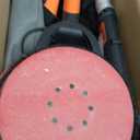 Drywall Sander, 780W Electric Drywall Sander with Vacuum Dust Collection, 1800RPM 7 Variable Speed Popcorn Ceiling Removal Tool with LED, Dustless Wall Sander (L-shape Handle-orange)