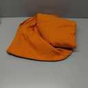 Solino Home Linen Tablecloth for Rectangle Tables 60 x 90 Inch - 100% Pure Linen Persimmon Orange Table Cloth - Fete, Machine Washable Cloth Tablecloth for Spring, Easter, Mothers Day