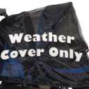 Pet Gear No-Zip Jogger Pet Stroller for Cats/Dogs, Zipperless Entry, Airless Tires, Easy One-Hand Fold, Cup Holder + Storage Basket, Onyx- Weather Cover ONLY