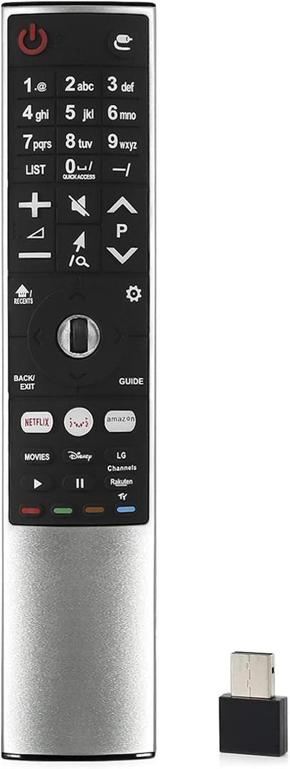 Smart TV Magic Replacement Remote MR-700 Compatible for LG AN-MR700, AN-MR600 and LG AN-MR650 Magic Remote with NRTFLIX Key