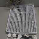 Aneco 12 Pieces Christmas Tree Fences 16 x 12 Inches Tall Christmas Trees Fences Metal Xmas Trees Gate with 6 Pine Branches 6 Red Bows 50 Cable Ties for Pets Kids Xmas Party Garden Barrier