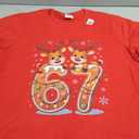 Christmas 67 Funny Xmas Six Seven Ugly Sweater 6-7 T-Shirt S