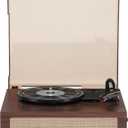 Crosley CR6042A-WA Scout 3-Speed Bluetooth Turntable with Built-in Speakers, Walnut