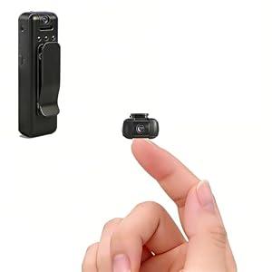 Mini Body Camera with Audio and Video Recording, Small Tiny Wearable Personal Portable Thumb POV Action Recorder DV Camcorder Night Version grabar chest Security Guard Work Records Travel (1pcs 4k)