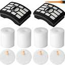 NV500 Vacuum Filter Replacement for Shark Rotator Pro Lift-Away NV501, NV502, NV503, NV505, NV510, NV520, NV552, UV560, ZU785, Parts Xff500 Xhf500, 2 HEPA Filter 4 Foam (Not Fit NV650, NV750 Series)