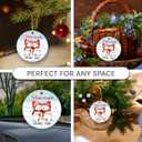 7 x I Love You More The End I Win Ornament - Couples Christmas Ornament 2025, Gift for Him Boyfriend and Love Gifts for Her - Couple Ceramic Ornaments for Christmas Tree