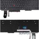 Replacement Keyboard Compatible with Lenovo IBM Thinkpad E15 2019 Gen 1 20RD 20RE, E15 2020 Gen 2, E15 2021 Gen 3 Thinkpad E15 2022 Gen 4, with Pointer and Backlight
