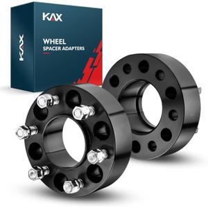 KAX 6x135mm Wheel Spacers,2 inch 6 Lug Hub Centric Wheel Spacers fit for F-15-0, Expedition, Mark LT, Navigator, F-15-0 Heritage with M14x2 Studs 87mm Hub Bore,2Pcs