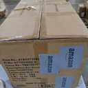 26" Modern Counter Height Bar Stools Set of 2, Farmhouse Linen Upholstered Counter Stools with Back & Metal Footrest, Wooden Kitchen Island Bar Chairs, Grey