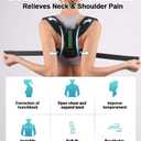 Posture Corrector For Men And Women - Adjustable Upper Back Brace For Clavicle Support | Neck, Back, Shoulder Pain Relief