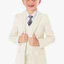 Boys’ Formal Suit 5 Piece Set, Toddler Tuxedos for Wedding, Suits for Teens Boy Dress School Clothes
10Y