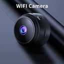 Compact Wireless Security Camera, 2.4GHz WiFi Indoor/Outdoor Monitoring with Mobile App Access